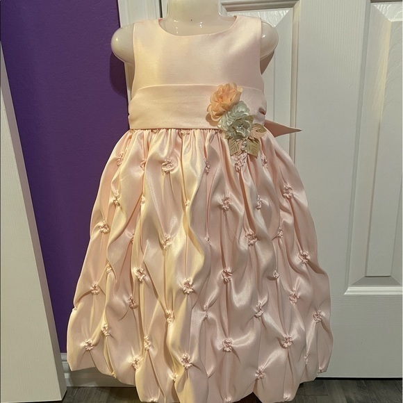 Cinderella princess girls dress soft pink color size 4